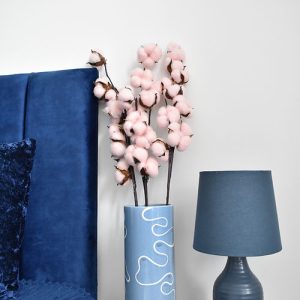 Blue and white ceramic Vase